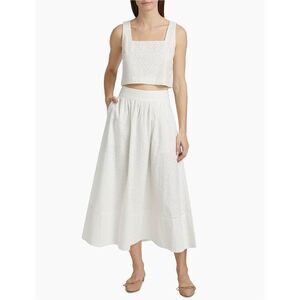 ✨Paige Aelita Cotton White Sz XS Crop Top✨